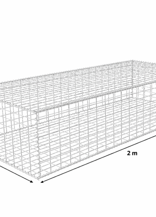 Galfan® Welded Mesh Gabion Kit 0.5m wide X 1m high X 2m long