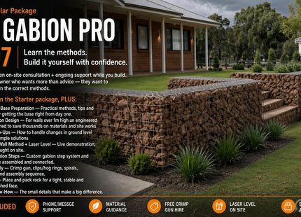 DIY Gabion Consultant Support Packages