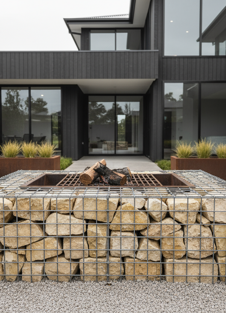 Gabion Firepit DIY Kit